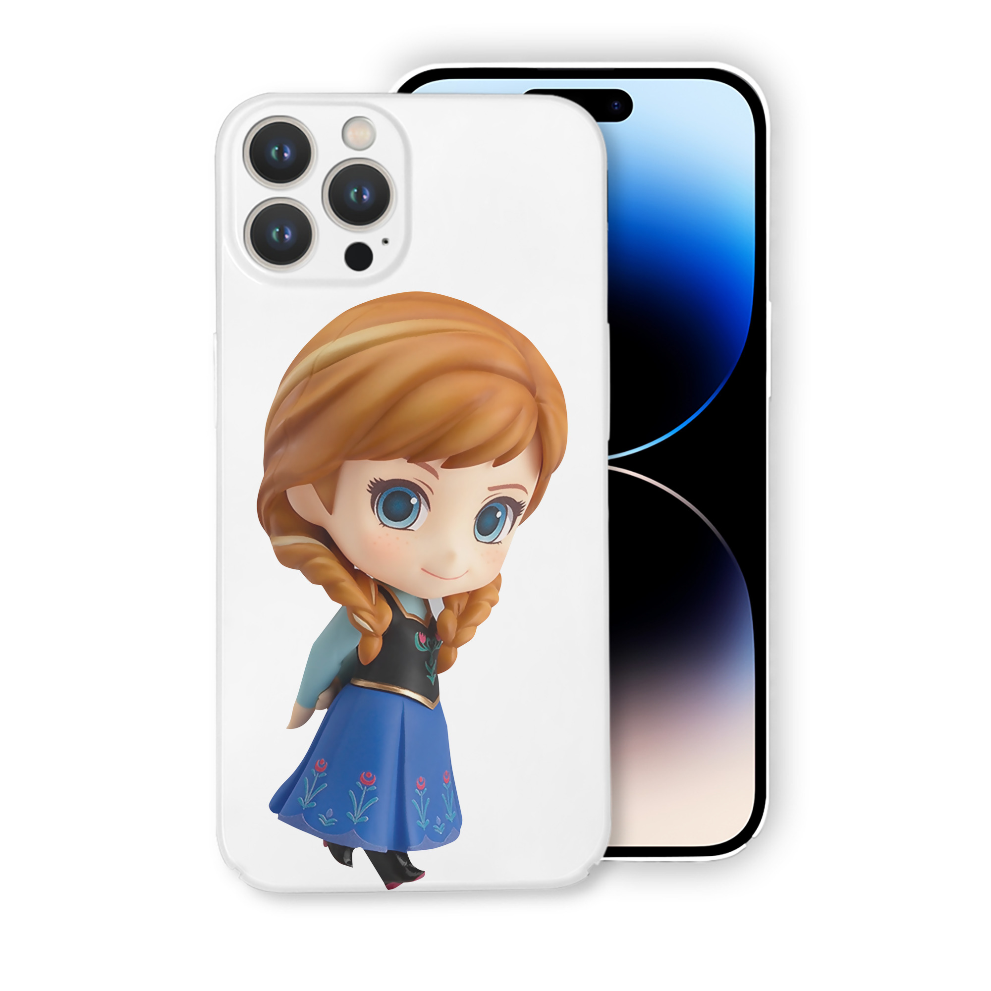 （画像用） アナと雪の女王 アンナ エルサ Frozen Anna Elsa 【iPhone 14シリーズ対応】ハードケース